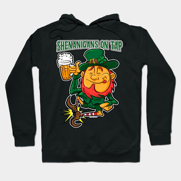 Shenanigans On Tap Hoodie by eShirtLabs